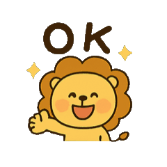 [LINEスタンプ] やきもちライオン