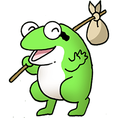 [LINEスタンプ] 気遣いカエル その1