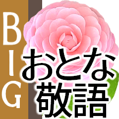 [LINEスタンプ] 敬語で優しいBIG✿見やすいから伝わる気遣い