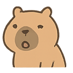 [LINEスタンプ] ぽっちゃりカピバラの表情