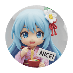 [LINEスタンプ] ラーメンみなみちゃんカプセルトイ