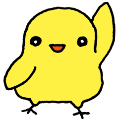 [LINEスタンプ] 夏を楽しむキイロイトリたち