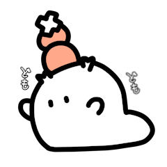 [LINEスタンプ] たんこぶおばけ