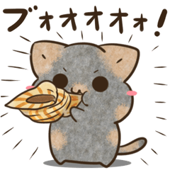 [LINEスタンプ] サビ猫♡ざらめさん