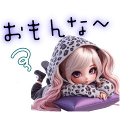 [LINEスタンプ] デカ文字で伝える✨ ギャルの日常(再販)