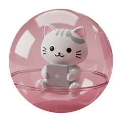 [LINEスタンプ] ねこねこカプセルトイ②