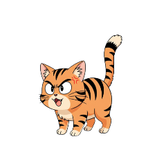 [LINEスタンプ] 【怒る猫 2】