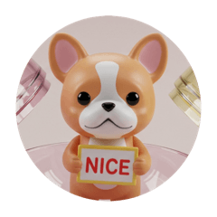 [LINEスタンプ] フレンチブルドッグカプセルトイ