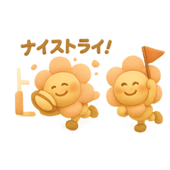 [LINEスタンプ] 花ぽよ✖️ラグビー！