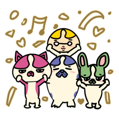 [LINEスタンプ] ハチワレさん(日常会話)