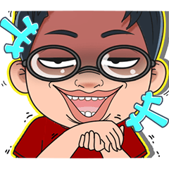 [LINEスタンプ] 爆笑男子の日常