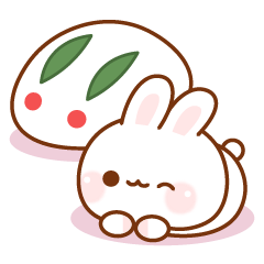 [LINEスタンプ] 飛び出す！よりみみうさぎ