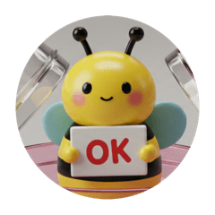 [LINEスタンプ] ハチハチカプセルトイ