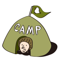 [LINEスタンプ] I♡CAMP