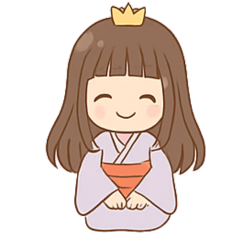 [LINEスタンプ] 京都のお姫様のゆるくて可愛い日常