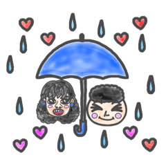 [LINEスタンプ] あおやまさんと仲間たち水彩調