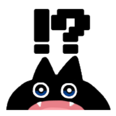[LINEスタンプ] 【英語版】けだるい黒猫のスタンプ