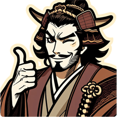 [LINEスタンプ] 写楽の浮世絵風のスタンプ