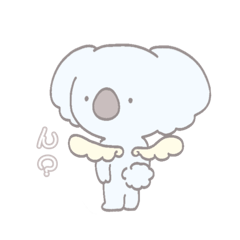 [LINEスタンプ] ふわもふコアラ