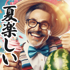[LINEスタンプ] 明るい夏のメキシコ人【面白い/ネタ】