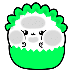[LINEスタンプ] くさ(ほがらか)