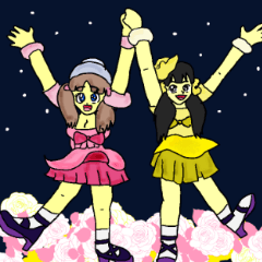 [LINEスタンプ] 映画「ミリオンキッス物語」スタンプ①