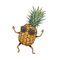 [LINEスタンプ] サングラスをかけた何か