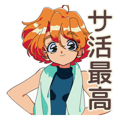 [LINEスタンプ] クールなお姉さん★週末サ活報告