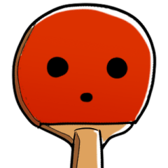 [LINEスタンプ] 卓球の表情