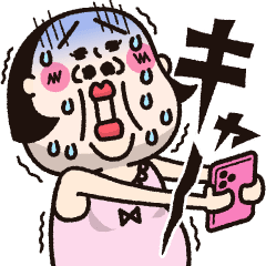[LINEスタンプ] シュミーズ物語  第20話【恐怖】