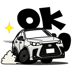 [LINEスタンプ] 大好き！ラグジュアリーな中型SUV(2024's)