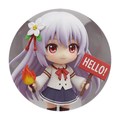 [LINEスタンプ] 炎の精霊ちゃんカプセルトイ