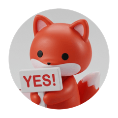 [LINEスタンプ] アカギツネカプセルトイ