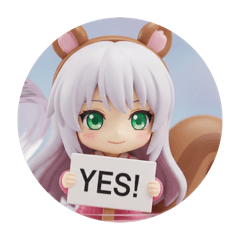[LINEスタンプ] リス耳精霊みなみちゃんカプセルトイ