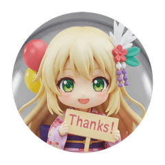 [LINEスタンプ] 風船精霊ちゃんカプセルトイ(丸型)