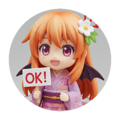 [LINEスタンプ] コウモリみなみちゃんカプセルトイ(丸型)