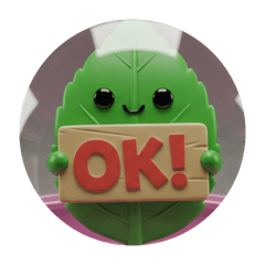 [LINEスタンプ] 葉っぱちゃんカプセルトイ