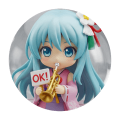 [LINEスタンプ] トランペットみなみちゃんカプセルトイ