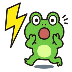 [LINEスタンプ] 梅雨だよ♪カエルさんスタンプ5