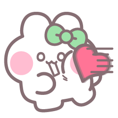 [LINEスタンプ] ハローうしゃぎ！！ 緑色