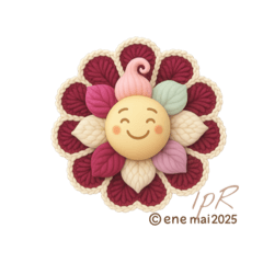 [LINEスタンプ] 色からえらぶ花ぽよちゃん①（PCCS）
