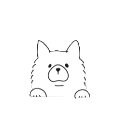 [LINEスタンプ] 動く！もふもふ犬