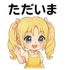 [LINEスタンプ] 毎日使える♡金髪少女の日常スタンプ♡