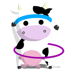 [LINEスタンプ] ティーティー・ザ・カウ