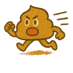 [LINEスタンプ] 雑だけど感情は本気なクレヨンうんち