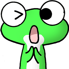[LINEスタンプ] カエル大好き！（大）その12
