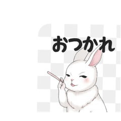 [LINEスタンプ] 可愛いギャルうさぎ