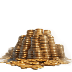 [LINEスタンプ] 【スタンプアレンジ用】金貨