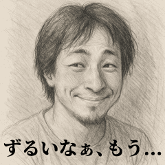 [LINEスタンプ] 照れ-デッサンひろゆき