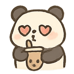 [LINEスタンプ] タピタピパンダ ごきげんタイム